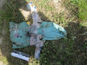 В Донецке на берегу реки Кальмиус была найдена спортивная сумка с телом ребенка  