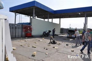 На автозаправке в Крыму взорвалось такси 