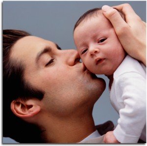 FatherKissingChild