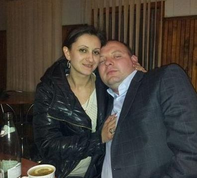 Евгений Дрыжка с подругой Юлией Ткачук.